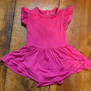 Kyte Baby Raspberry Twirl Bodysuit Dress